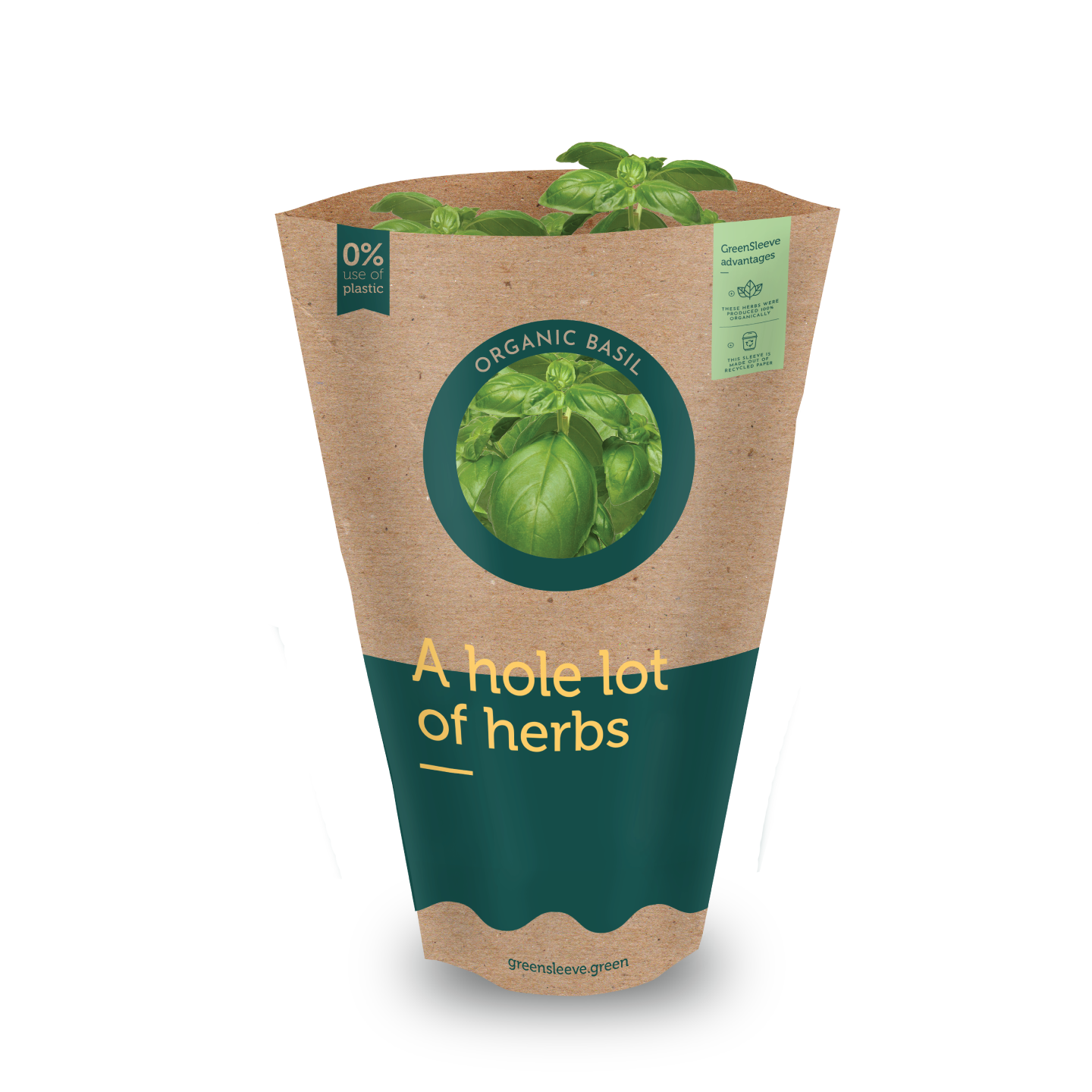 Biobased
FSC&reg; -Certified
Paper (Plastic-Free) sleeve